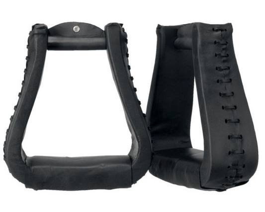 Tough1 Western Stirrups Oversized Black