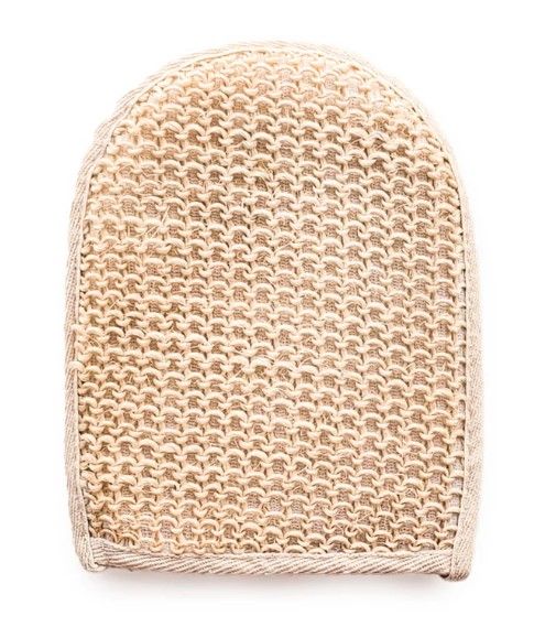 Tough1 Sisal Cloth Grooming Mitt  Beige