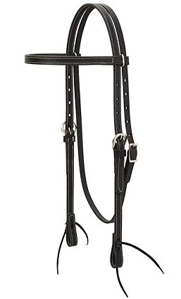 Tough1 Basket Stamp Headstall Horse Black