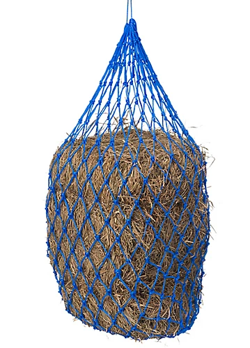 USED Tough1 Nylon Hay Net Full Bale Blue