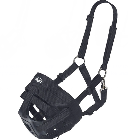 USED Tough1 Grazing Muzzle Pony Black (Copy)