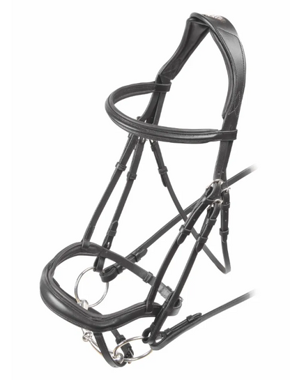 Velociti Ergonomic Flash Bridle - Black & Havanna