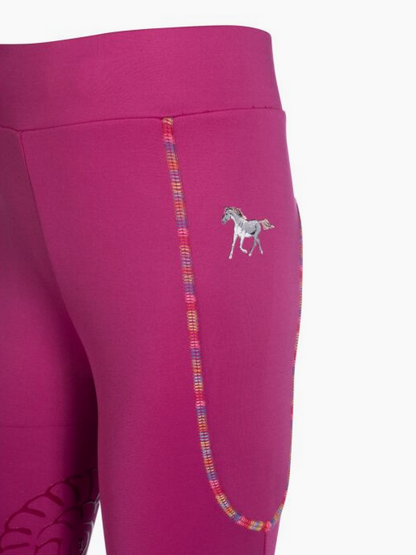 HKM Riding Polly Leggings Knee Patch
