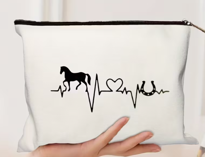 Equestrian Themed Cosmetic Bags