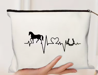 Equestrian Themed Cosmetic Bags