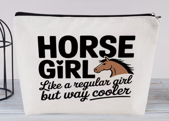 Equestrian Themed Cosmetic Bags