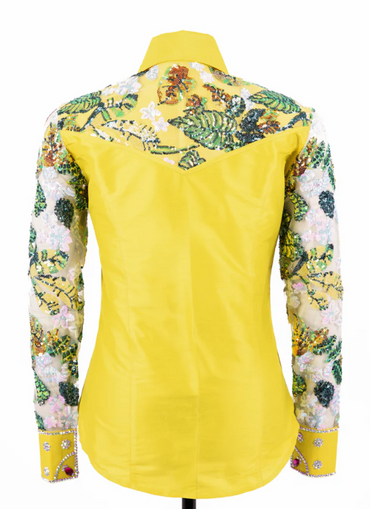 Jungle Lace Taffeta Show Blouse