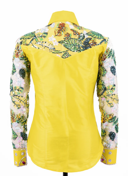 Jungle Lace Taffeta Show Blouse
