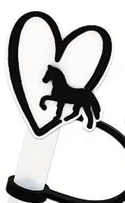 Equestrian Straw Topper - Assorted