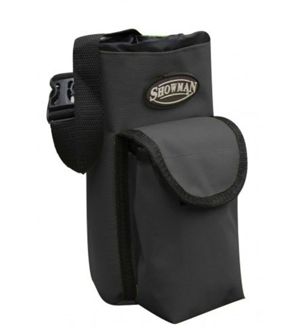 Showman Nylon Insulated Bottle Carrier with Pocket