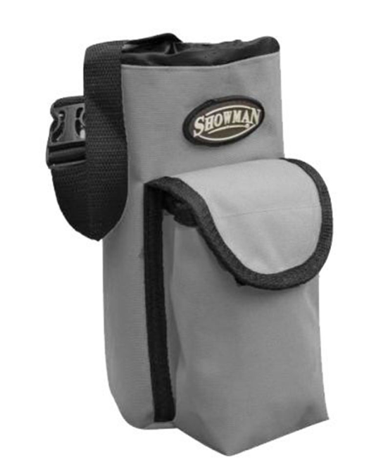 Showman Nylon Insulated Bottle Carrier with Pocket