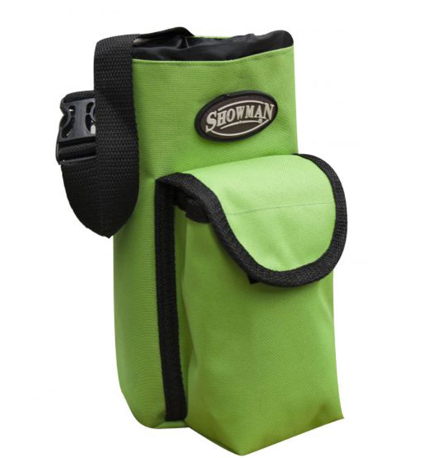 Showman Nylon Insulated Bottle Carrier with Pocket