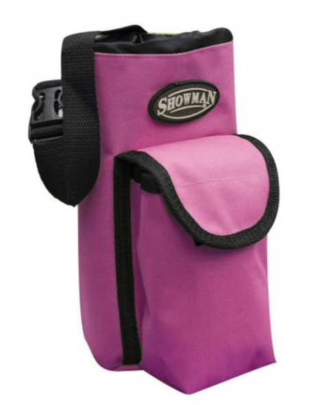Showman Nylon Insulated Bottle Carrier with Pocket