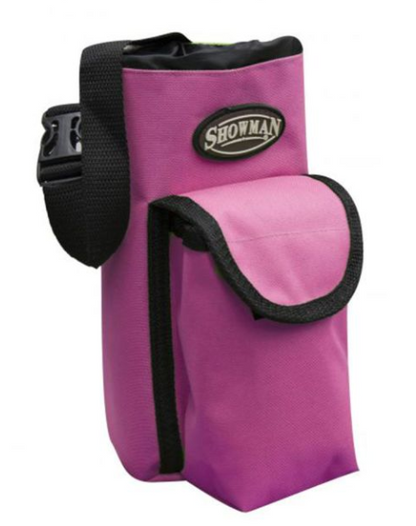 Showman Nylon Insulated Bottle Carrier with Pocket