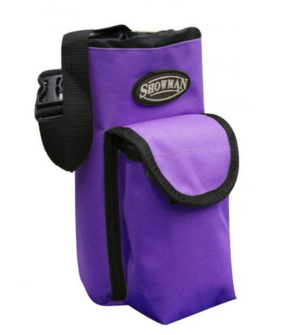 Showman Nylon Insulated Bottle Carrier with Pocket