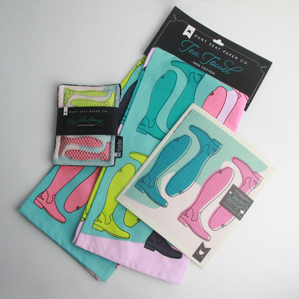 Tall Boots Reusable Sponge