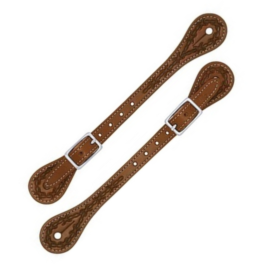 Barbed Wire Spur Straps, Thin
