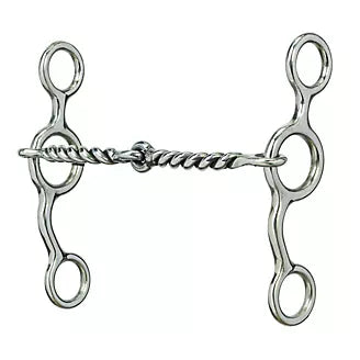 Bit Sweet Iron Twisted Wire Snaffle Mouth 5"