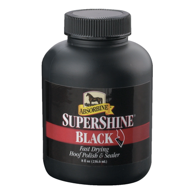 Supershine Hoof Polish Black 8 OZ