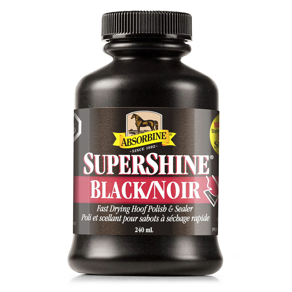 Absorbine SuperShine Black Hoof Polish & Sealer