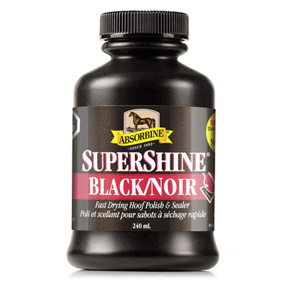 Absorbine SuperShine Black Hoof Polish & Sealer