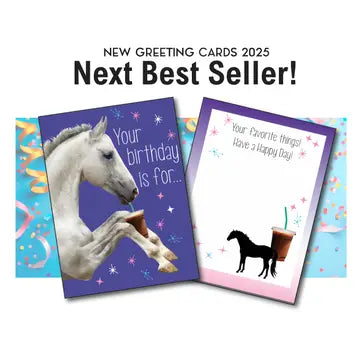 Horse Greeting Birthday Card