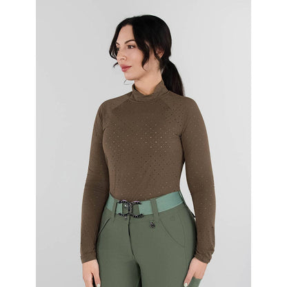 Dapplebay Aircut Mock Neck LS Top