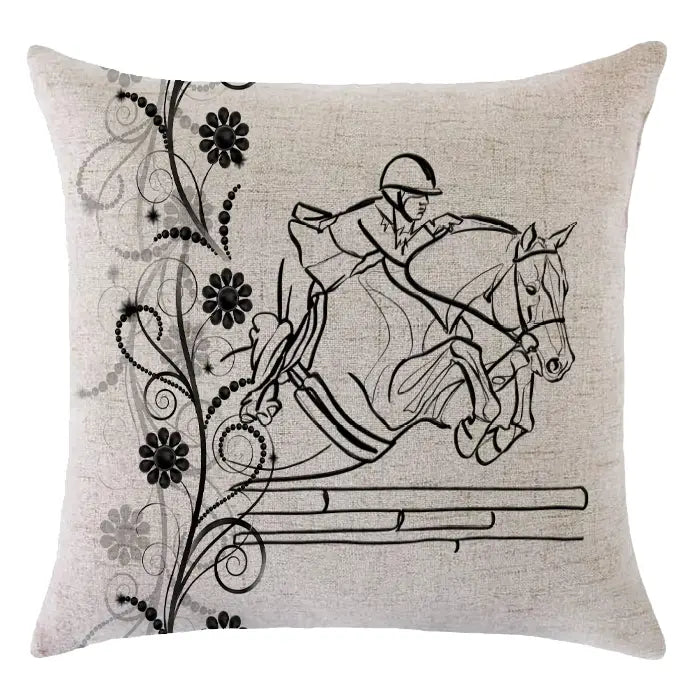 Noble Pony - Linen Pillow