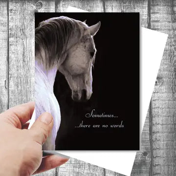 Horse Sympathy Greeting Card