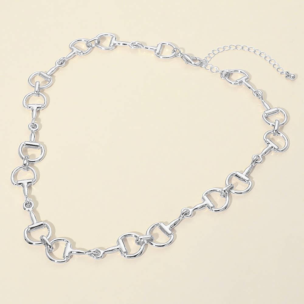 Horsebit Link Chain Necklace