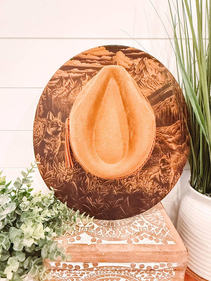 Engraved Fox Mountain Hat