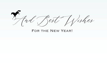 Horse Boxed Christmas Cards / Canter & Jumping / 8 Holiday