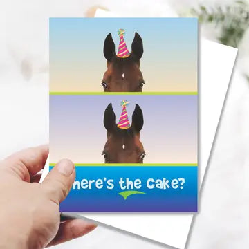 Horse Greeting Birthday Card