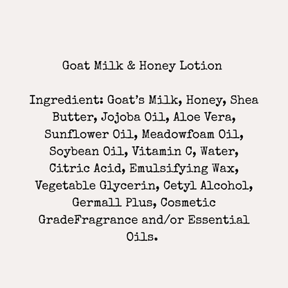Women’s Goat Milk & Honey Lotion — Barn & Hive