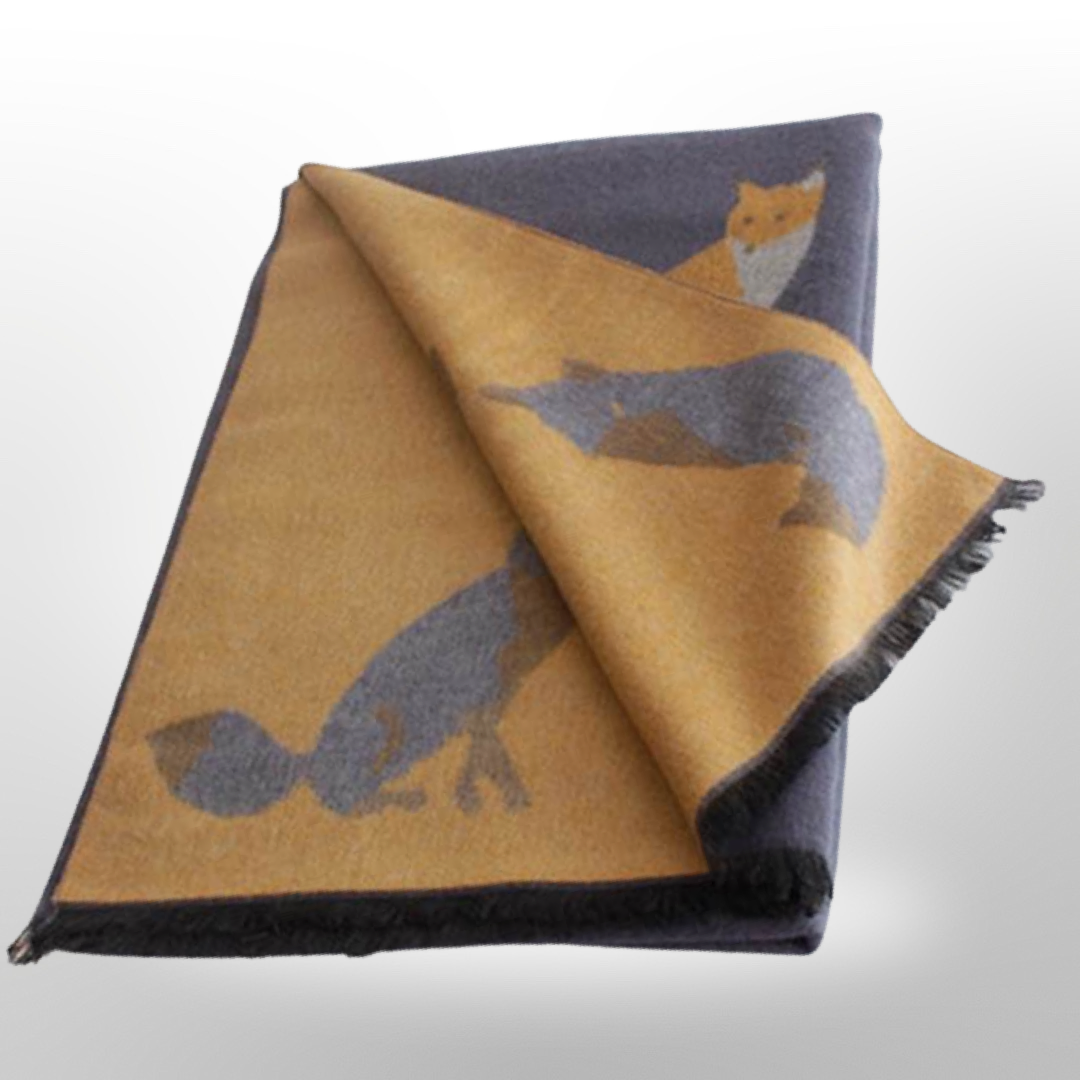 Tallyho Mr Fox Soft Winter Scarf Shawl