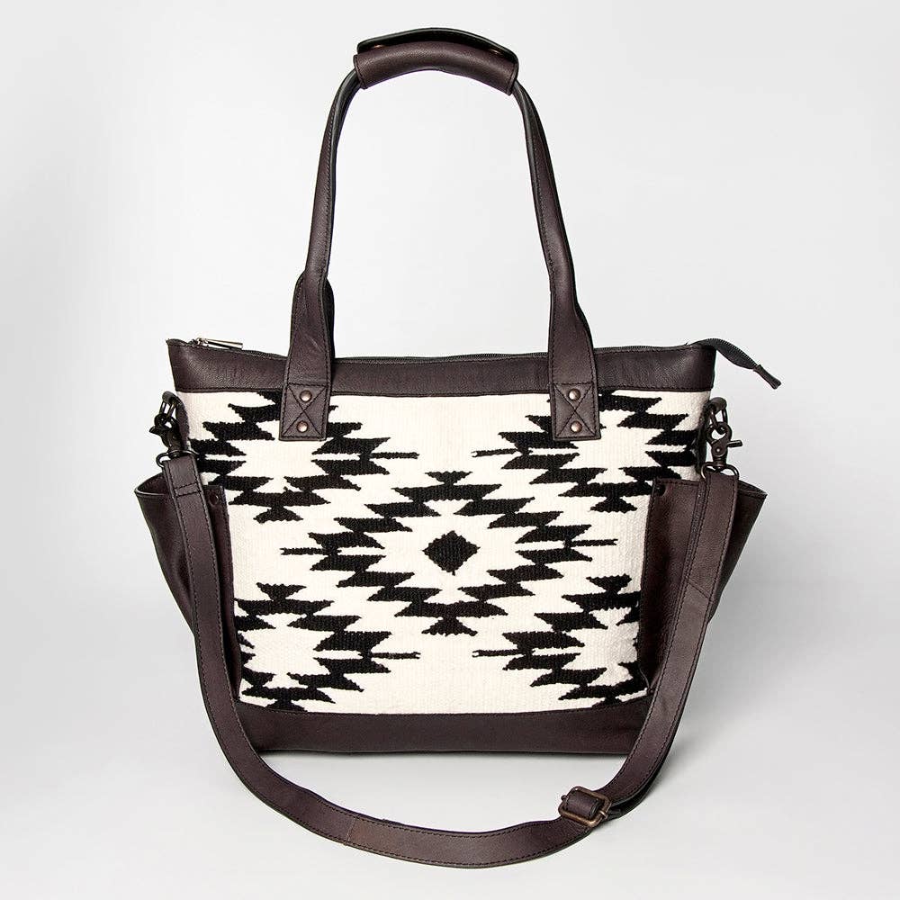 Ladies Hand Woven Western Saddle Blanket Tote