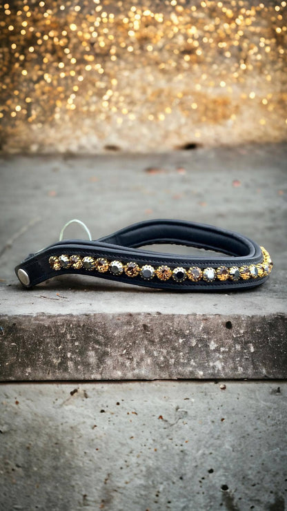Bridle "Cookie" on Italian leather and European crystals