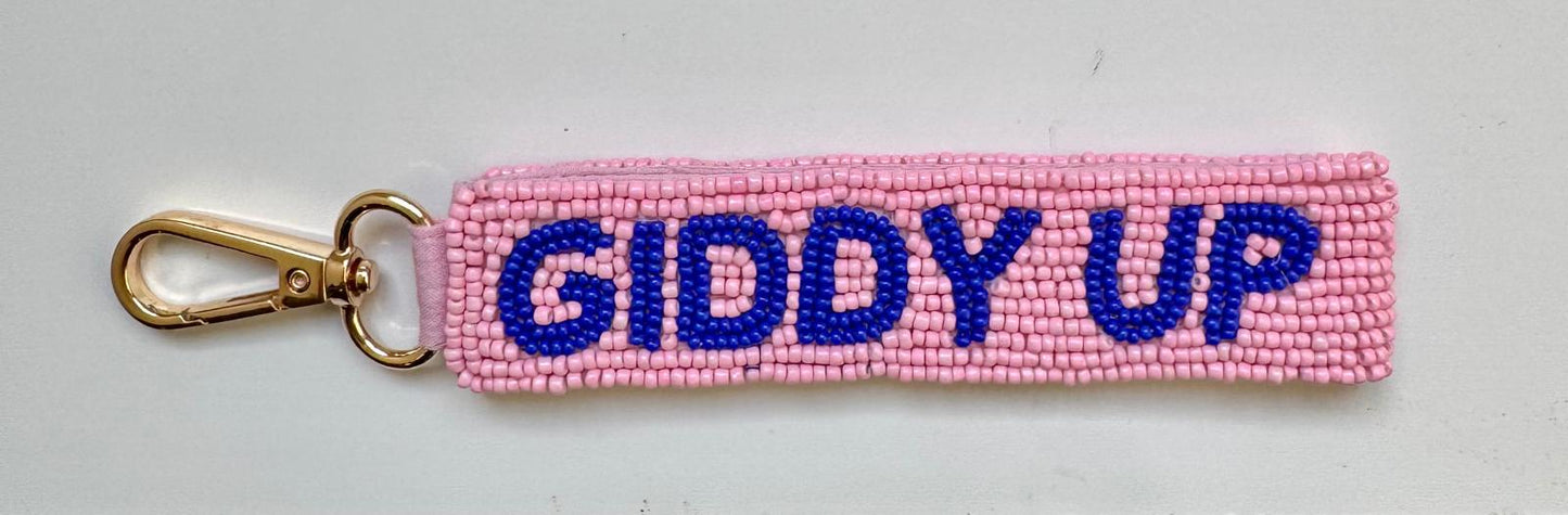 Beaded Bag Charm/Keychain