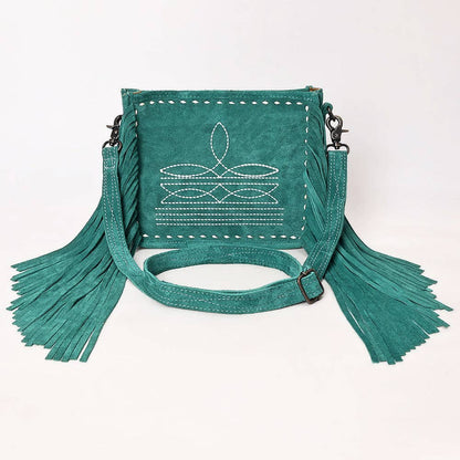 American Darling Western Genuine Suede Leather Crossbody Bag