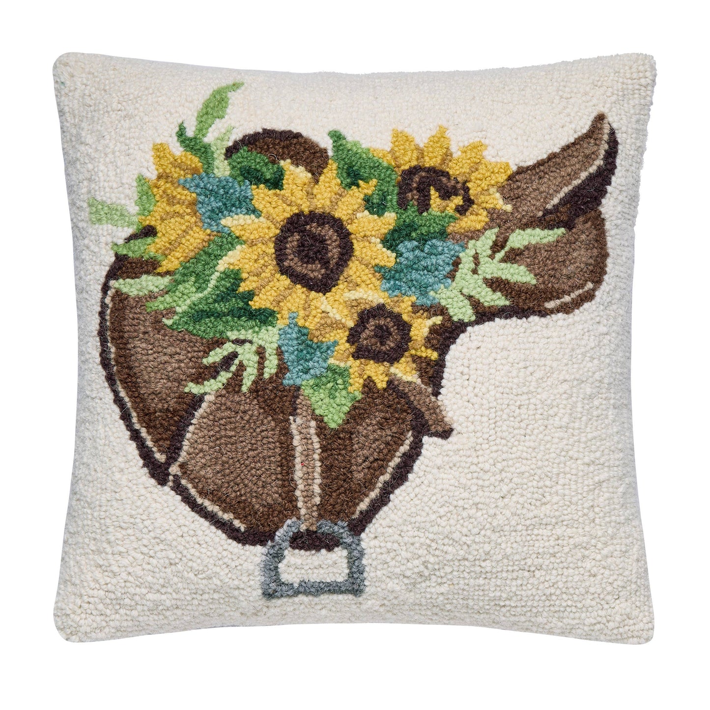 Sunflower Saddle Hook Pillow