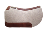 5 Star “The Barrel Racer” 100% Pure Wool Saddle Pad – 3/4" Thick, Rounded Front & Back, 30" x 28"