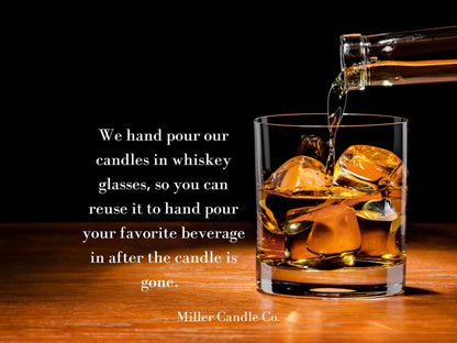 Cowgirl Candle in Reusable Whiskey Glass 