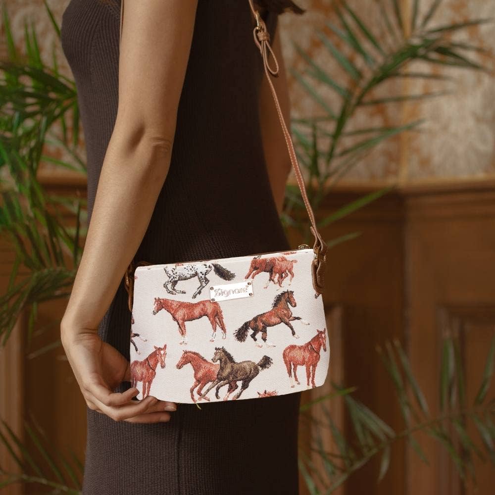 SignareArt - Running Horse Crossbody Bag Purse Handbag