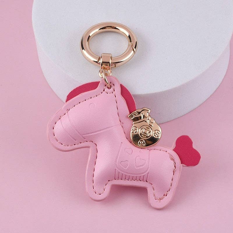 Adorable Horse-Shaped Keychain Pendant