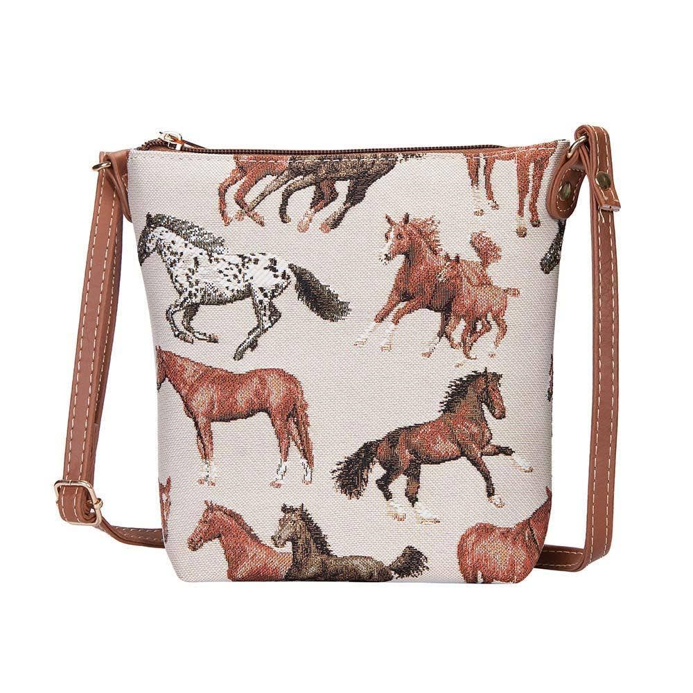 SignareArt - Running Horse Sling Bag Purse Crossbody