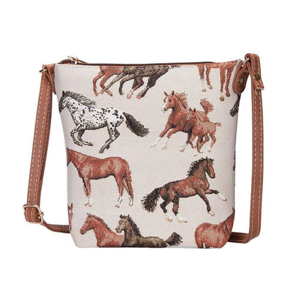 SignareArt - Running Horse Sling Bag Purse Crossbody