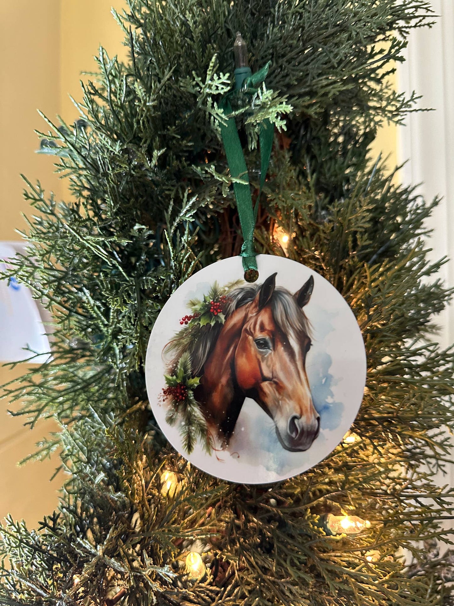 Christmas Ornament - Holiday Horses (Multiple Options)