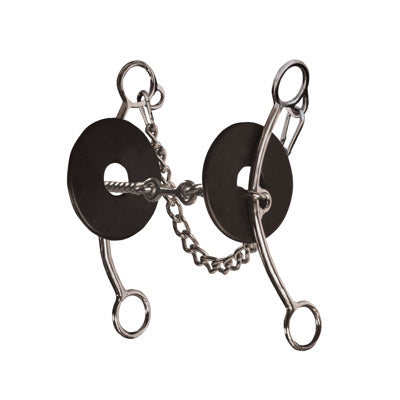 Professional's Choice Brittany Pozzi Long Shank 3-Piece Twisted Wire Snaffle Bit