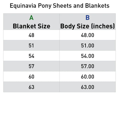 Equinavia Norse Pony Turnout Blanket 200g - Lyons Blue/Vanilla Cream
