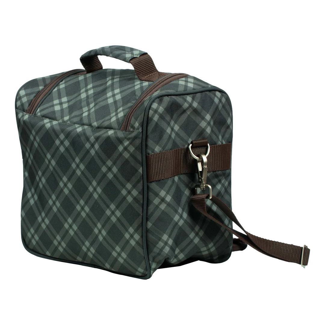 Equinavia Darby Zip Top Grooming Bag - Thyme/Lily Pad